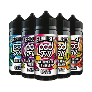Seriously Pod Fill by Doozy 120ml 50/50 E-Liquid Shortfill E-liquids - Image 3