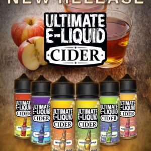 Ultimate E Liquid Cider Range 120ml Shortfill E-liquids - Image 1