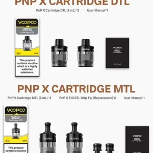 VooPoo PnP X MTL + DTL Replacement Pods | Drag X2 / S2 | 2pcs/pack - Image 3