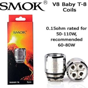 SMOK V8 Baby Replacement Coil 5pcs/pack - Image 2