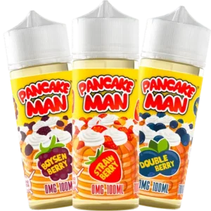Pancake Man 100ml E-Liquid Shortfill E-liquids - Image 1