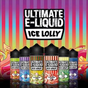 Ultimate E Liquid Ice Lolly Range 120ml Shortfill E-liquids - Image 1