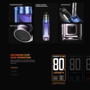 VOOPOO Argus Pro 2 80W Pod Vape Kit | PnP-X Platform - Image 4