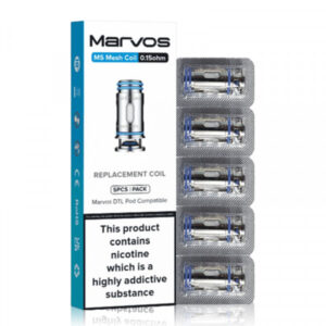 Marvos T80 Replacement MS Mesh Coils 5 Per/Pck - Image 1