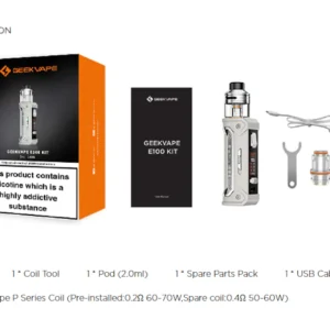 GeekVape E100 (Aegis Eteno) Sub-Ohm Kit | 5-100W - Image 8