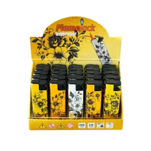 FlameJack Windproof Metal Lighter 25PK