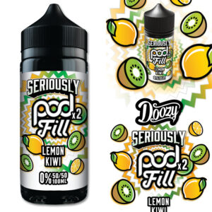 Seriously Pod Fill X2 by Doozy 120ml 50/50 E-Liquid Shortfill E-liquids - Image 6