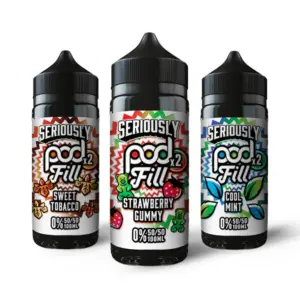 Seriously Pod Fill X2 by Doozy 120ml 50/50 E-Liquid Shortfill E-liquids