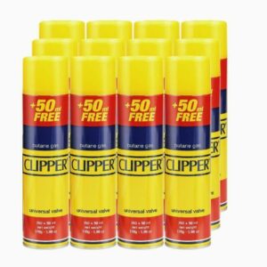 Clipper Butane Gas 250ml 12PK - Image 1