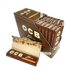 OCB Brown Virgin King Slim Combi 32PK