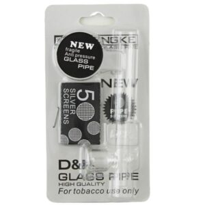 D&K Clear Glass Pipe (24-Pack) - Image 2