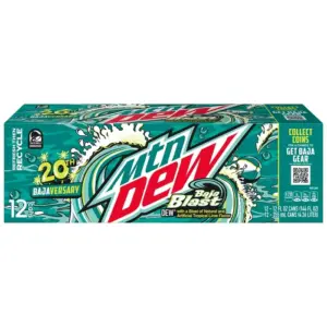 Mountain Dew Baja Blast 12 x 330ml pack