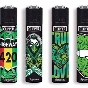 Clipper Lighter 48-Pack - Front Weed