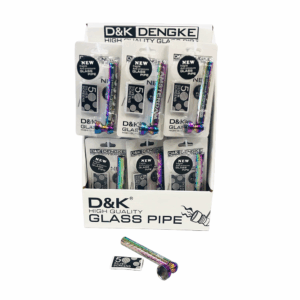 D&K Glass Pipe DK8320CD Rainbow (24-Pack) - Image 1