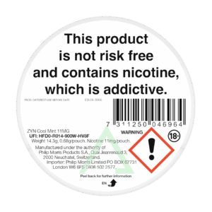 ZYN Nicotine Pouch REGULAR 11mg - Image 3