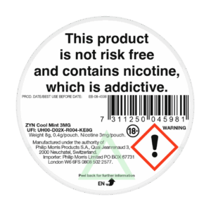 ZYN Nicotine Pouch REGULAR 9mg - Image 3